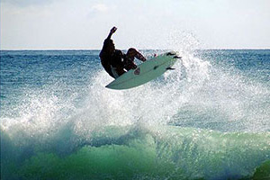 Surfing in Florianopolis